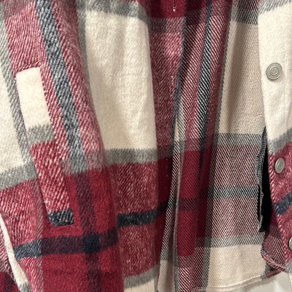 Plaid Button-Up Jacket - Picture 3 of 5